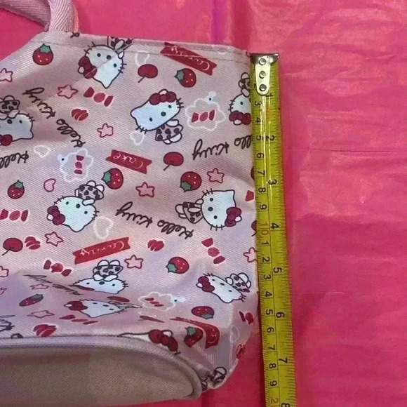😻😻Adorable Hello Kitty Anime Oxford Tote Bag Storage for Travel & Daily NWT - Picture 4 of 4